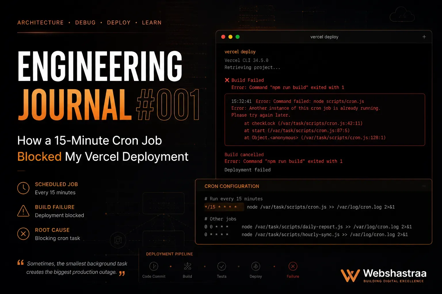 Vercel Cron Job Limits: Debugging Silent Hobby Plan Build Fails