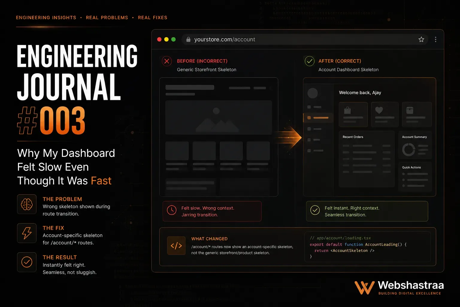 Why My Dashboard Felt Slow Even Though It Was Fast