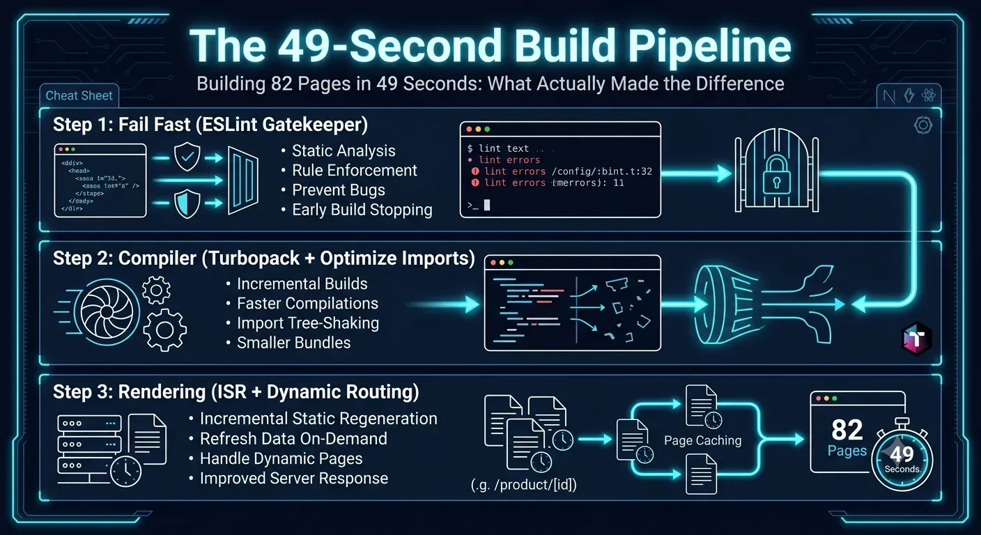 Building 82 Pages in 49 Seconds: What Actually Made the Difference